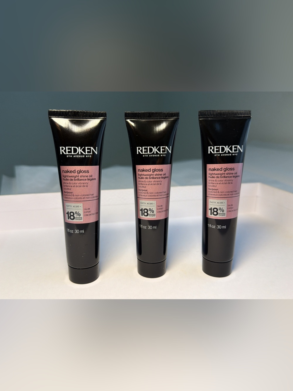 New,unused Redken Naked Gloss Hair Shine Treatment set/ travel size